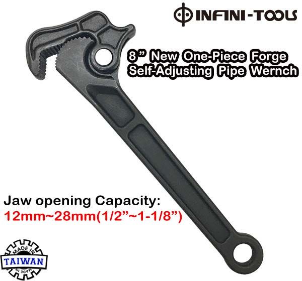 Adjustable Wrench Quick Multi-function Self-Adjusting Spanner Power Grip Pipe Wrench 