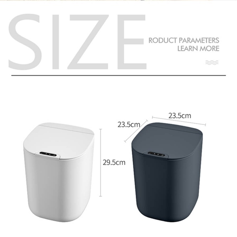 Square Mini Bucket Small Waste Bin Desktop Garbage Basket Home Table  Plastic Office Supplies Trash Can Dustbin Sundries Barrel