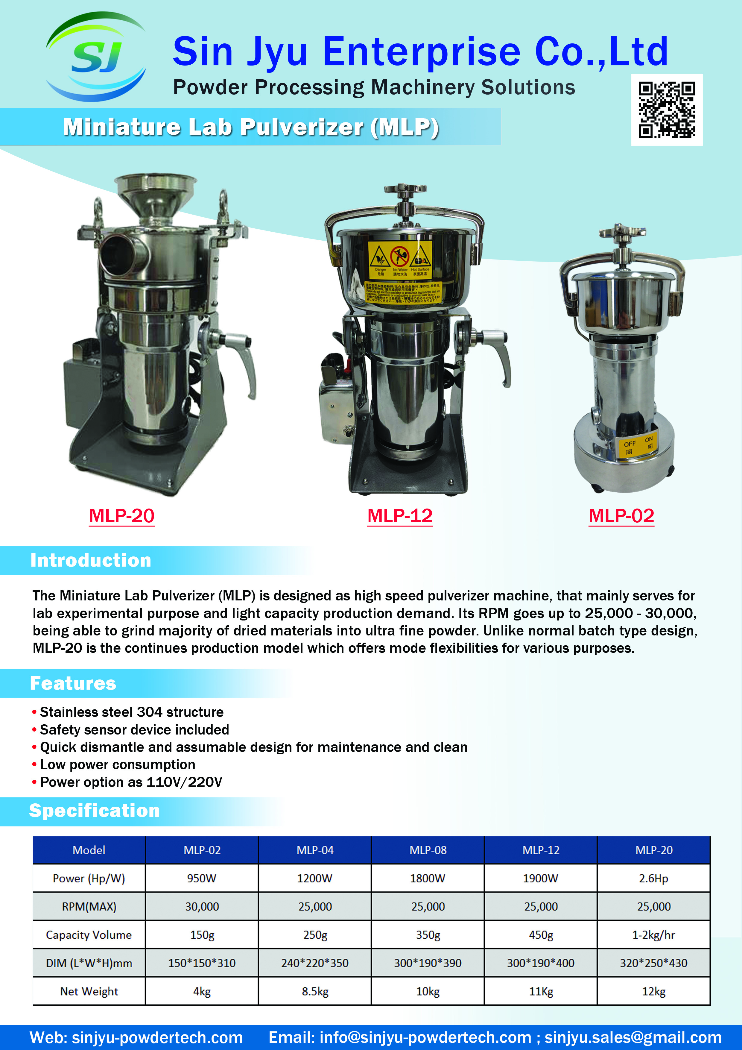 Mini Lab Grinding Machine, Lab Pulverizer, Lab Processing Equipment, Lab Grinder, Lab Milling Machine