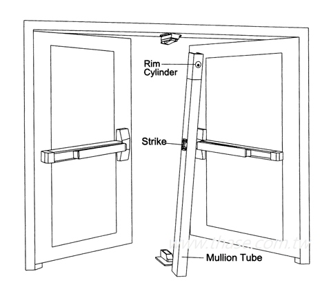 Mullion - Non-Fire Rated Keyed Removable Mullion | Taiwantrade.com