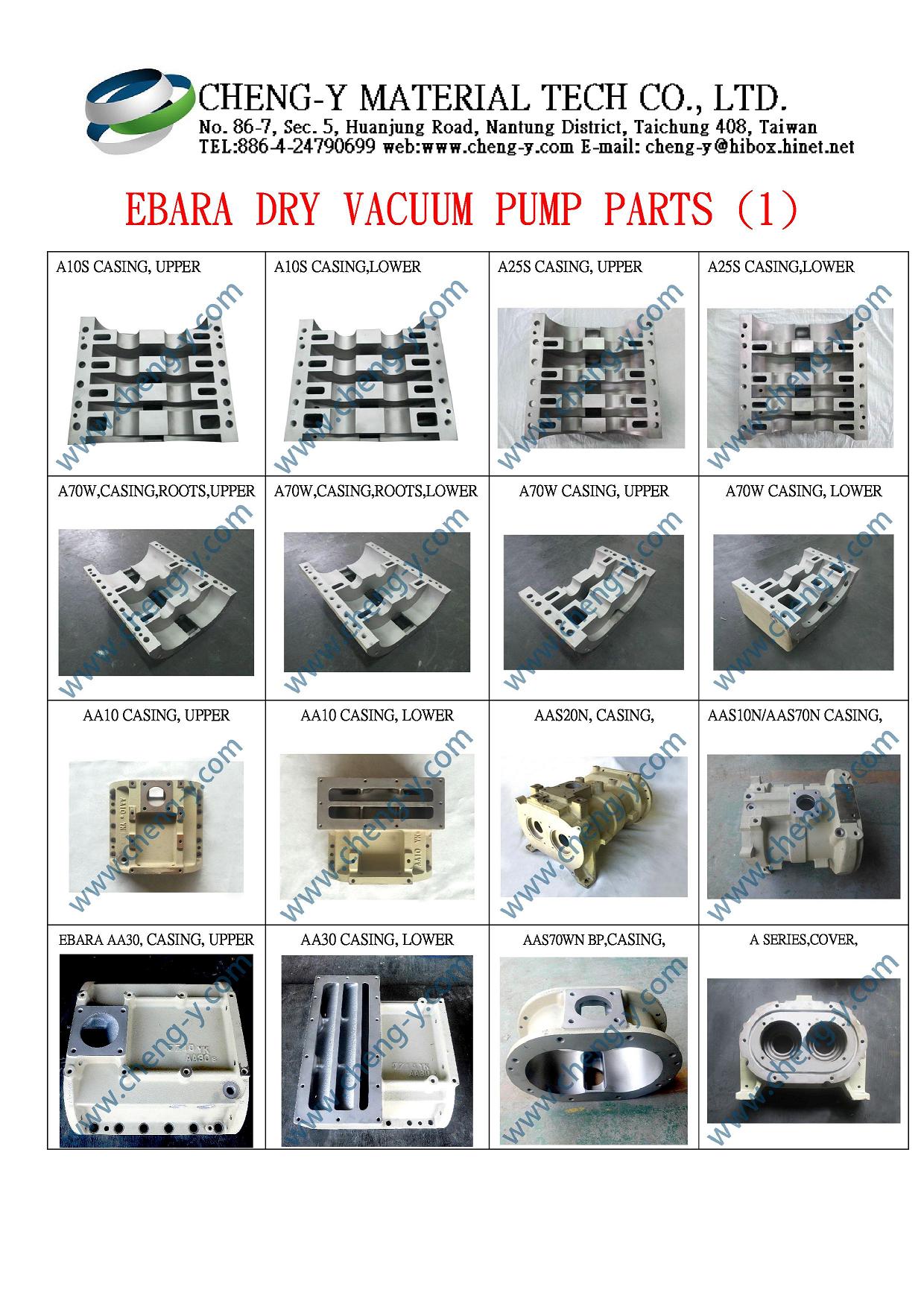 EBARA DRY VACUUM PUMP PARTS | Taiwantrade