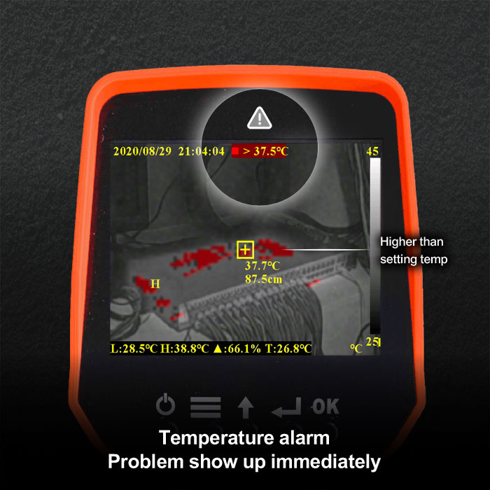 Thermal Imager Handheld Infrared Thermal Imaging Camera Thermographic Camera with Wi-Fi