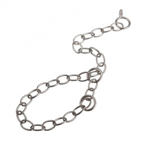 Stainless Steel 304 Short Oval Link Choke Chain W/ 3 Oring