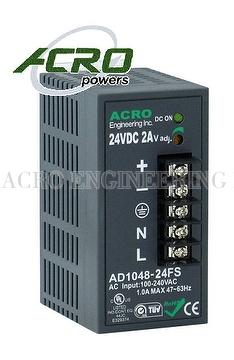 DIN Rail Power Supply, 48W, Single Output, Custom Power Supply