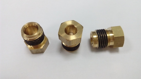 Automotive Brass Nut with Precote