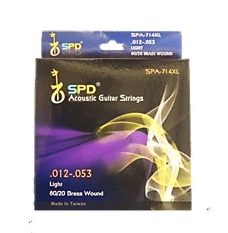 SPD Acoustic Guitar Strings, 80/20 Brass Wound .012-.053, Light Tension (Carton Package)