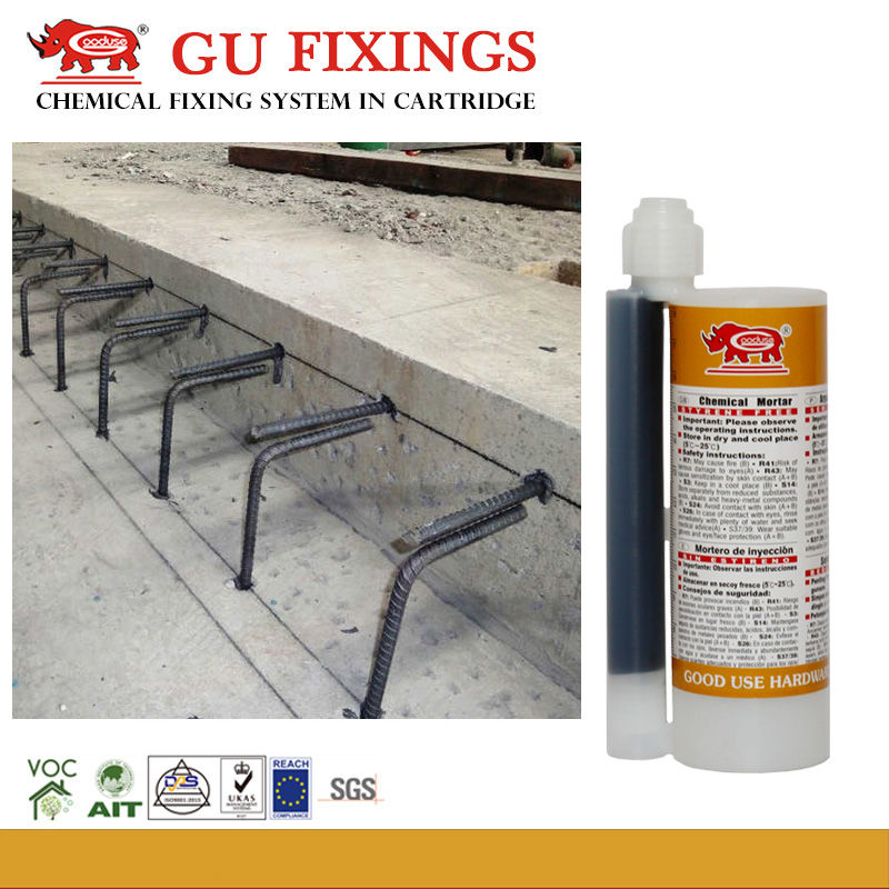 Styrene Free Vinylester Injection Adhesive For Bonding Metal To