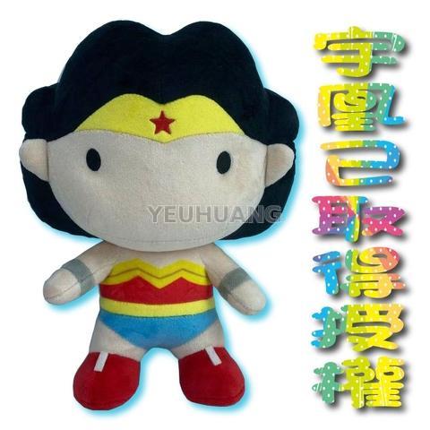 Justice league official authorized Licensed plush wonder woman stuffed animal plush toy maker supplier factory manufacturer