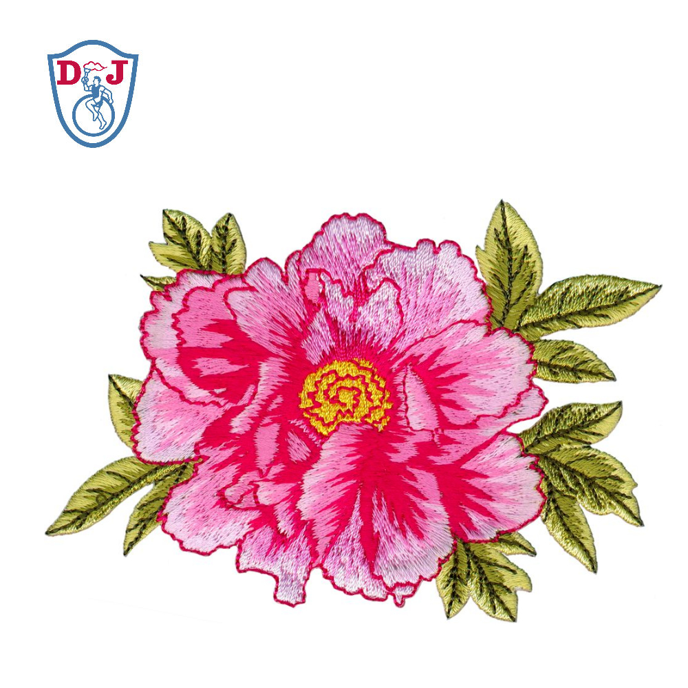 10Pcs Beautiful Pink Butterfly Embroidered Patches Iron On For Clothing Diy Apparel Accessory Garment Stickers Appliques