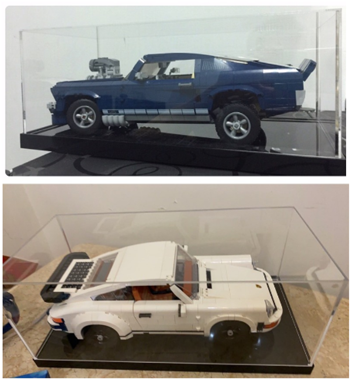 Acrylic Display Box For LEGO Creator Expert Ford Mustang Aston Martin