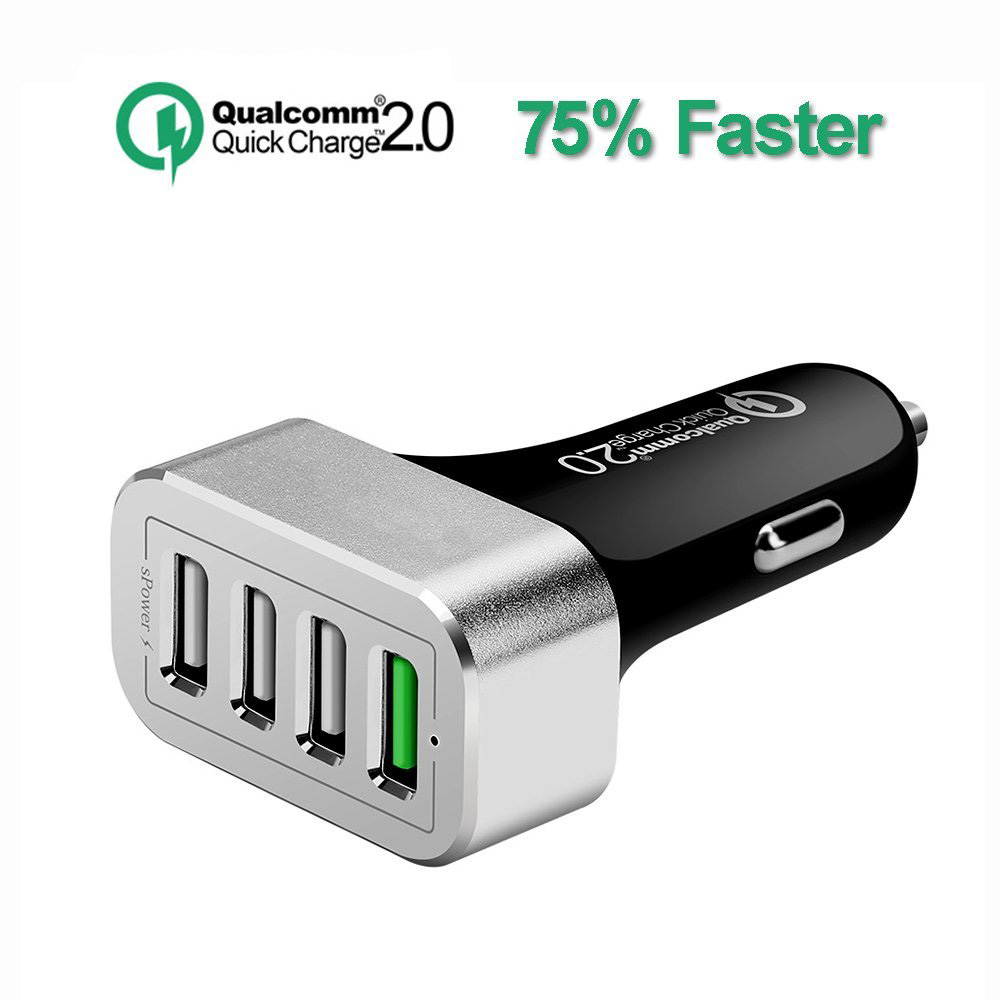 4 Usb Port Car Charger With Qc2 0 Winic Corp