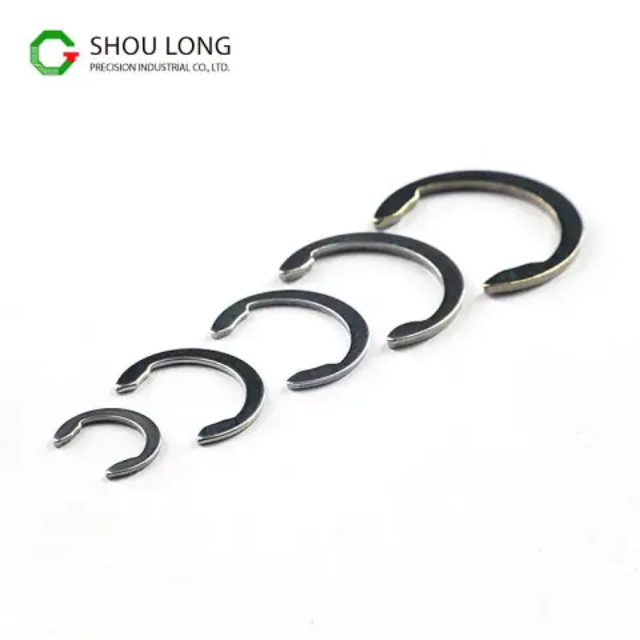 Retaining rings with lugs for use on shafts external DIN 983 ...