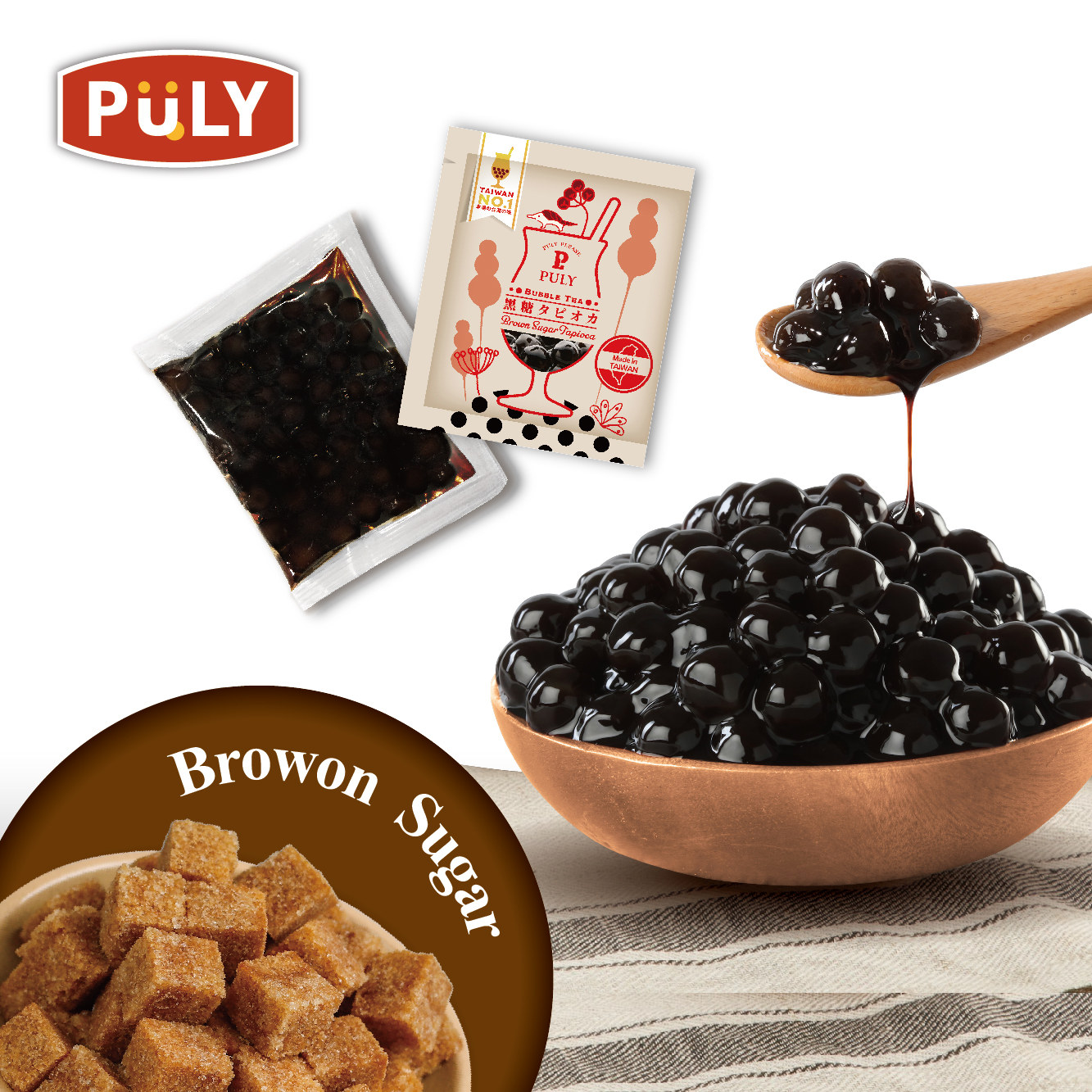 Bubble Boba Tapioca Pearls Bubble Tea Pearl Instant Boba Tea (Matcha