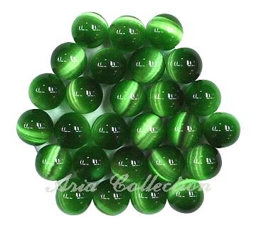 Green Cat's Eye 8mm Ball