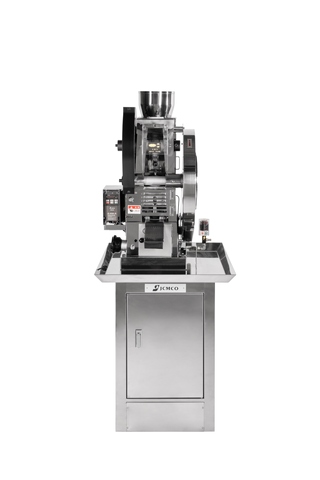 Experimental tableting machine for precise dosage control