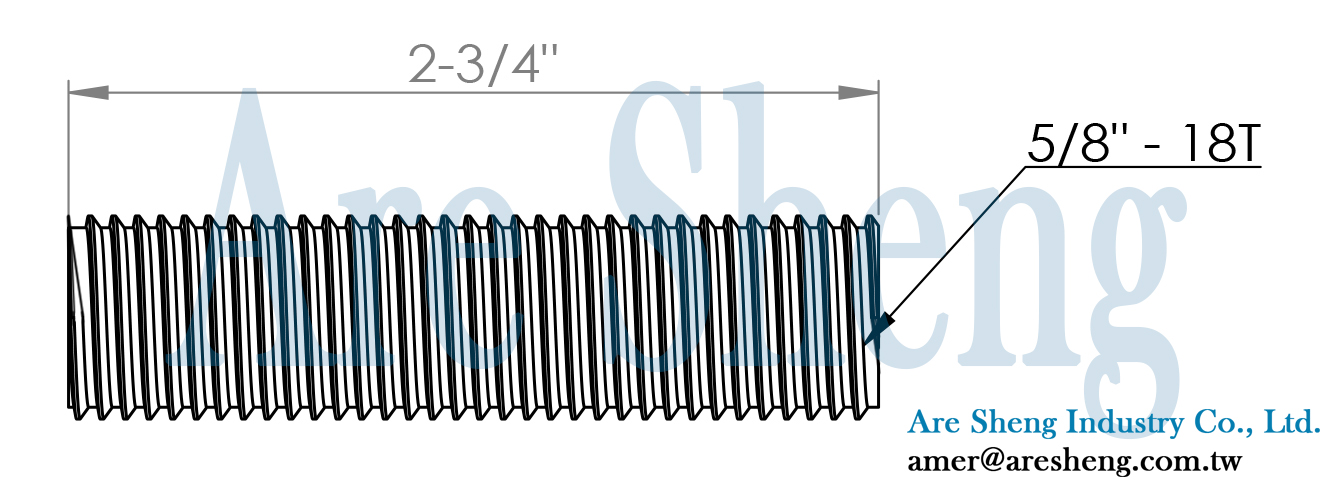 Price Pfister thread nipple drawing 972-110