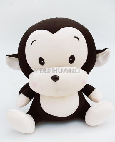 Custom OEM large plush black monkey stuffed animal plush toy