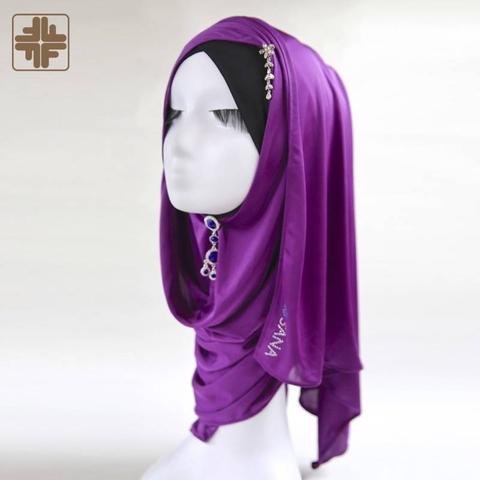 Breathing Shawl Voile Veil Pleated Women Hijab