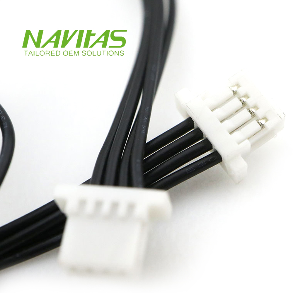 Taiwan Jst Sh 4pin 1mm Female Connector Custom Wiring