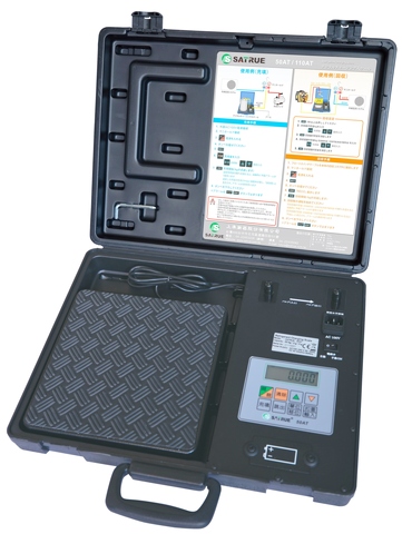 Digital Refrigerant Scale with Solenoid Valve for HVAC Measurements