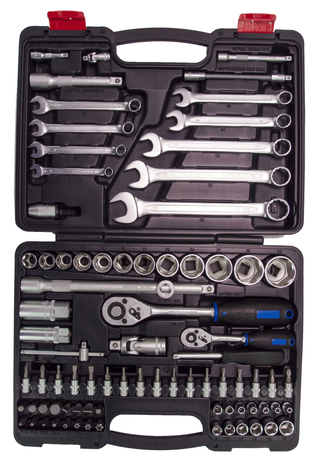82Pc 1/4" & 1/2" Dr. Tool Kit Taiwantrade