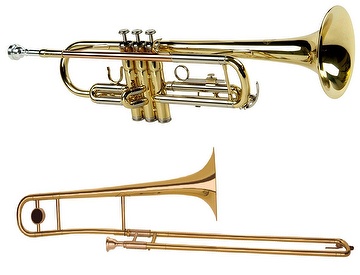 AG 12 Volt Marine Chrome Trumpet Horn with Chrome Fastenings