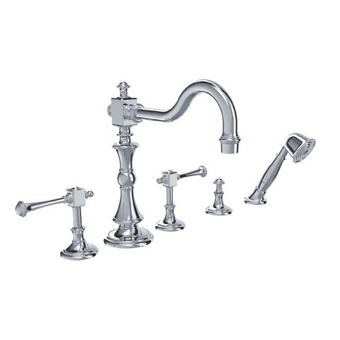 Vintage 5 Pc Roman Tub Filler Faucet Ncip Inc