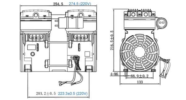 UN-200VH-II-Dimensional-drawings