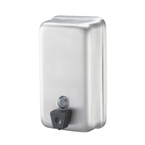 Vertical Manual Foam Soap Dispenser with V Shape Plastic Valve