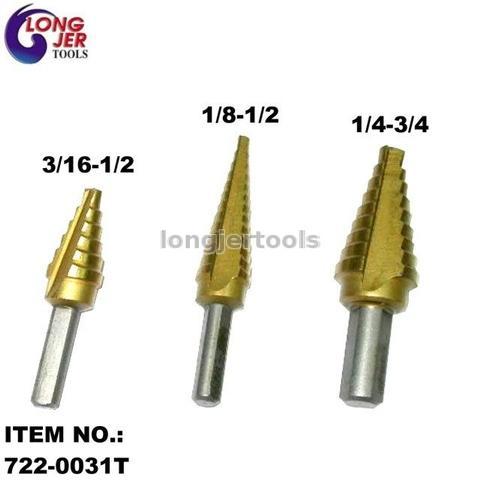 STEP DRILL BIT SET