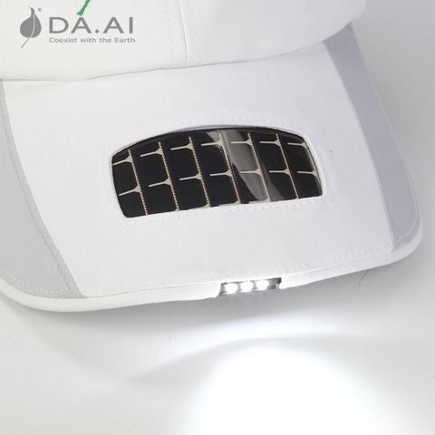 DA.AI Eco solar LED hat