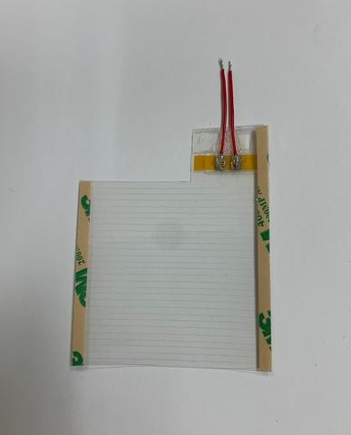 Fine Wire Flat Heater for Connector, 67x63 mm