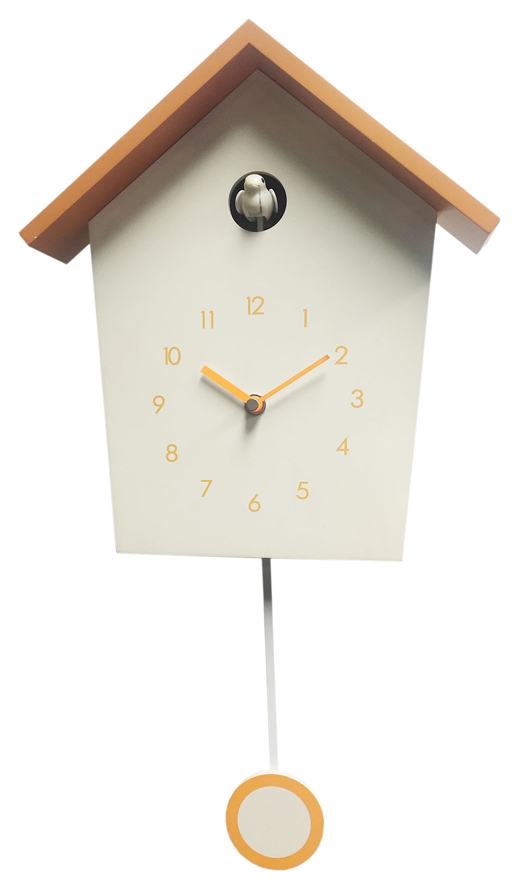 Modern Bird House Pendulum Cuckoo Wall Clock / slow pendulum