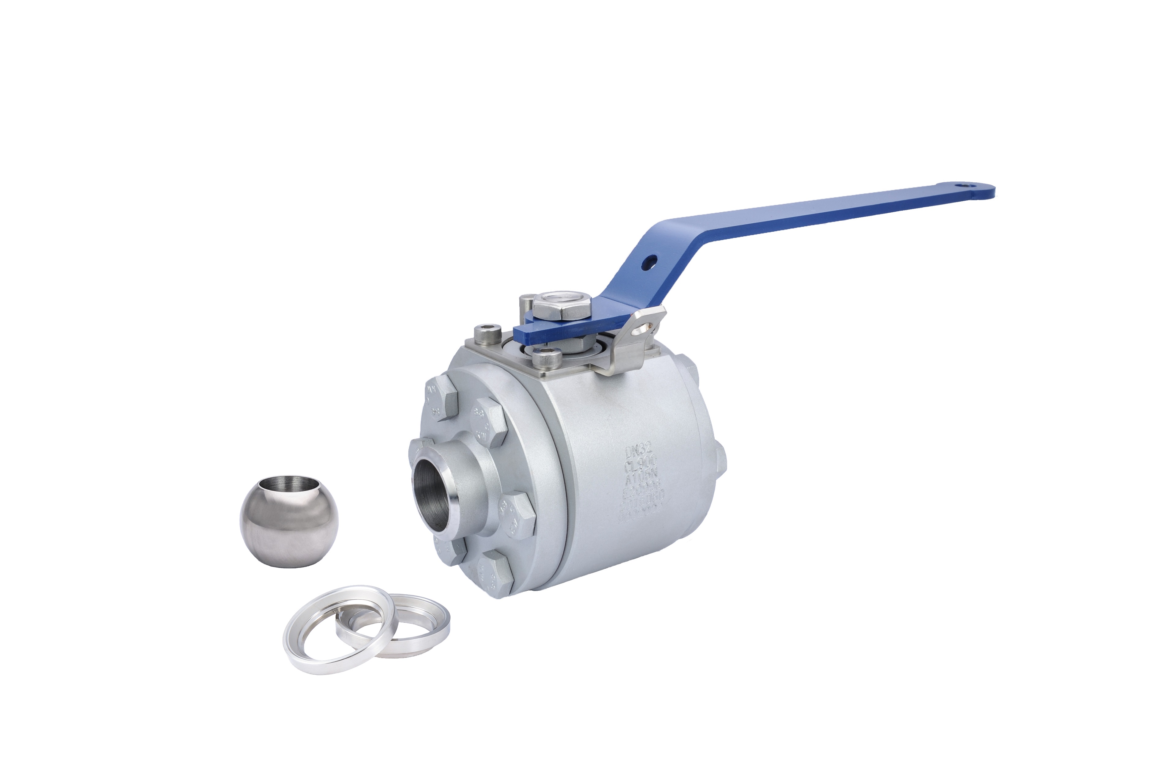 Ball Valve, 3PC Metal seated ball valve EAYUAN METAL INDUSTRIAL CO