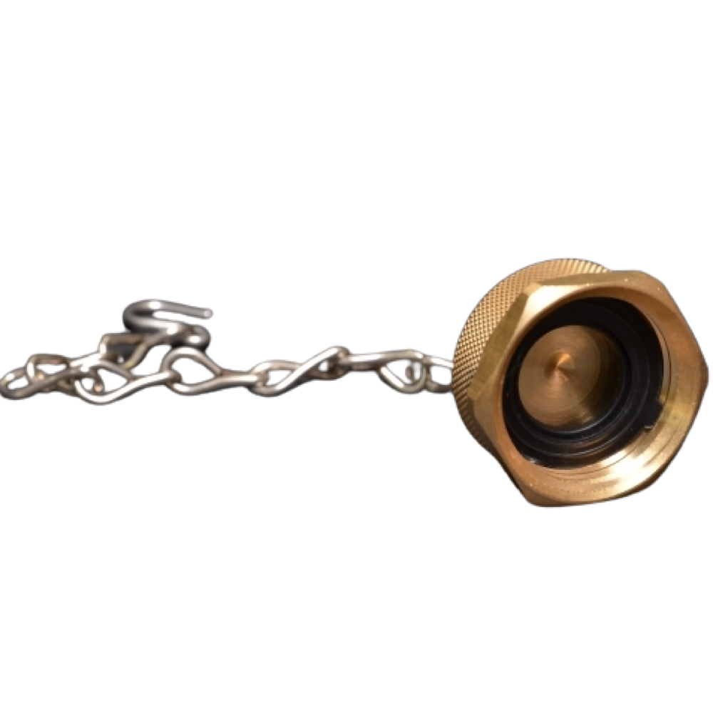 Brass Hose Fittings Female Hose Cap with Chain
