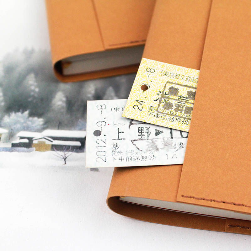 A6 Kraft Waterproof Fitted Book Sleeve, Handmade Book Cover, Protector