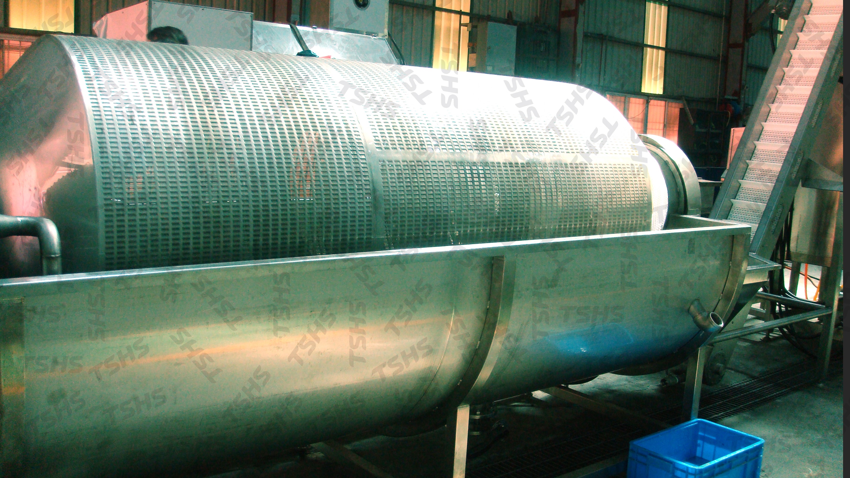 洋芋片生產線-清洗機