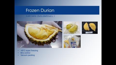 Frozen durian