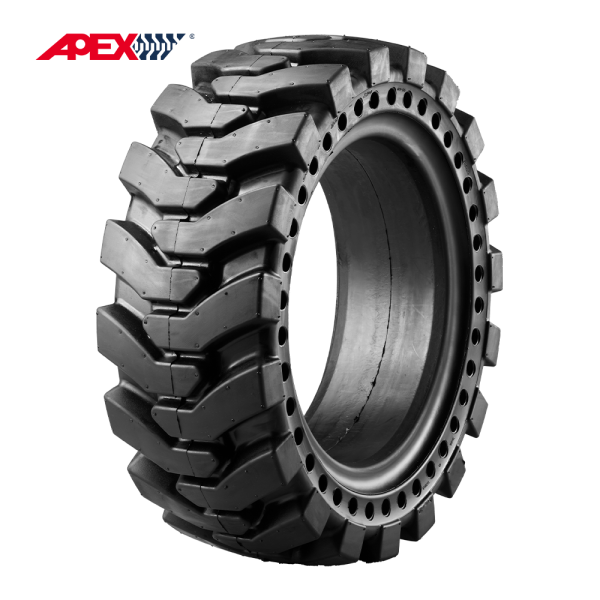 Solid Skid Steer Tires for Bobcat Vehicle (12, 15, 16, 18, 20 Inches