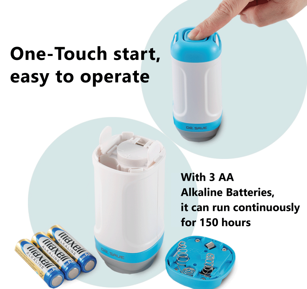 Battery Operated Multi-Functional Vacuum Pump with 4 storage bags