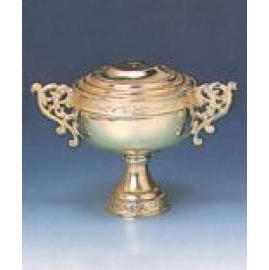 Flower handle cup for trophy