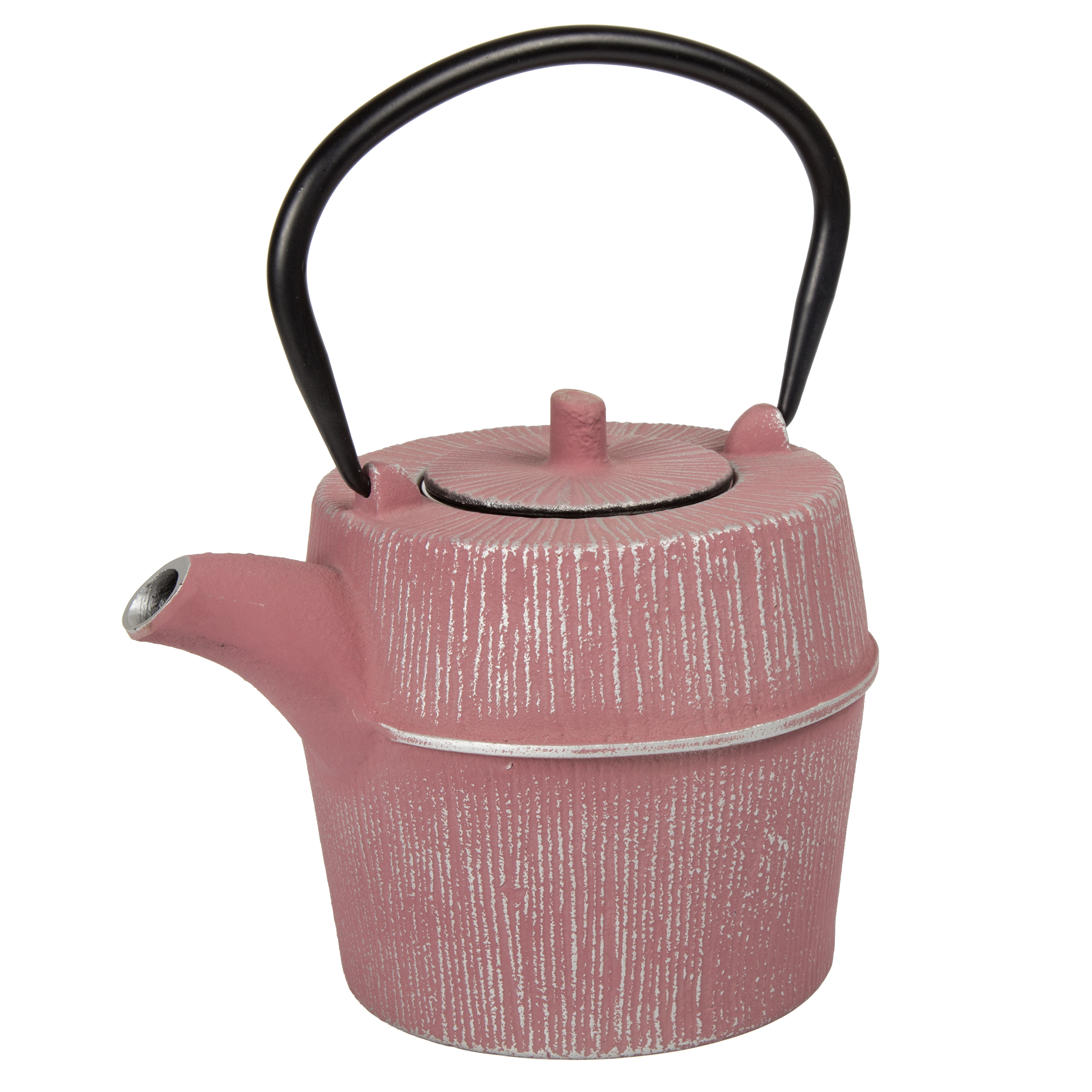 Kyusu 29 Oz Cast Iron Tea Pot in Pink Color