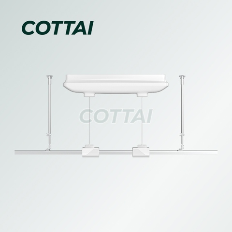 COTTAI - Mediguard Ⅱ, hospital cubicle curtain, motorized curtain track lifting system