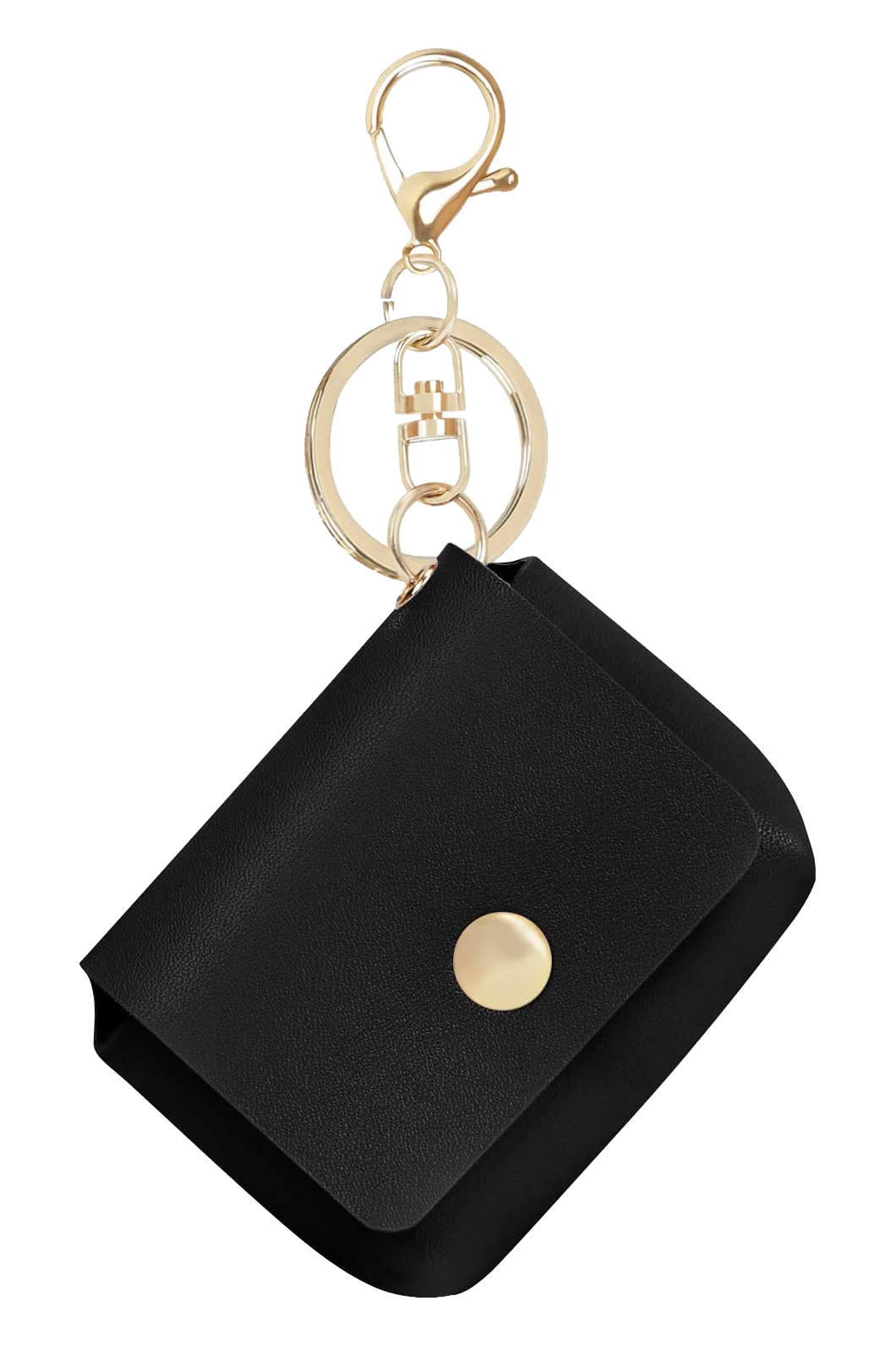 Black PU Leather Coin Purse Keychain Fashion Accessories Manufacturer