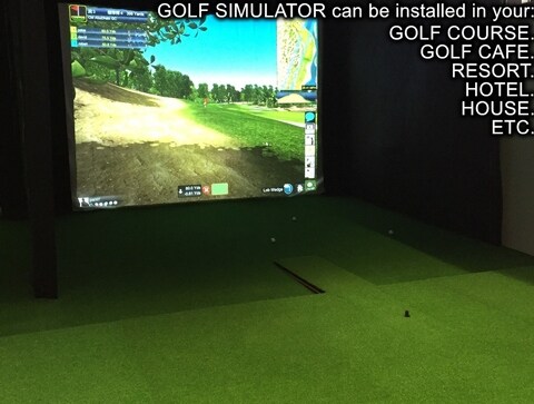 golf simulator machine