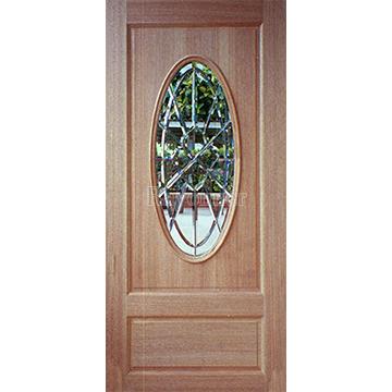 stained glass side door panels