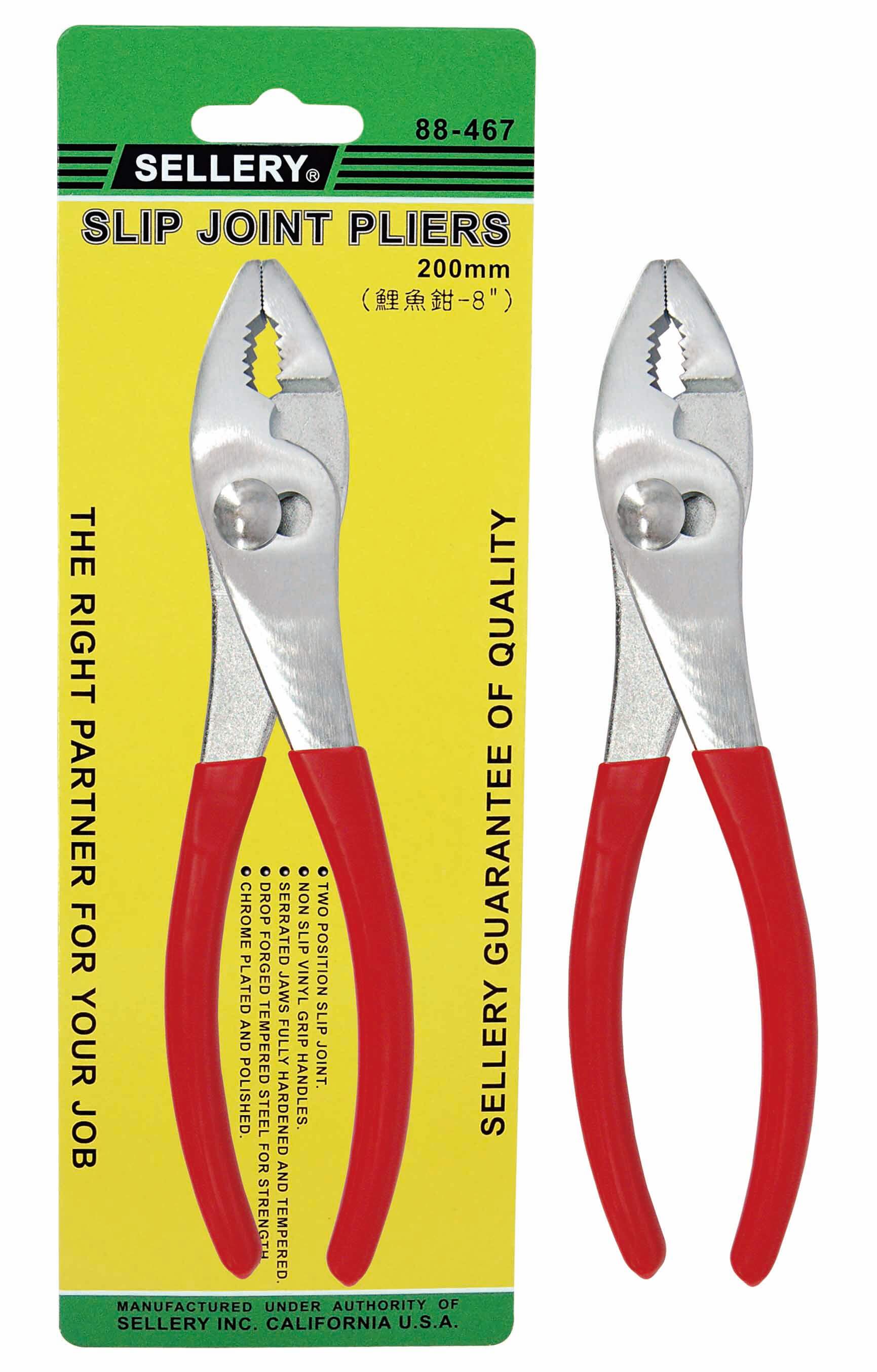 SLIP JOINT PLIERS 8"