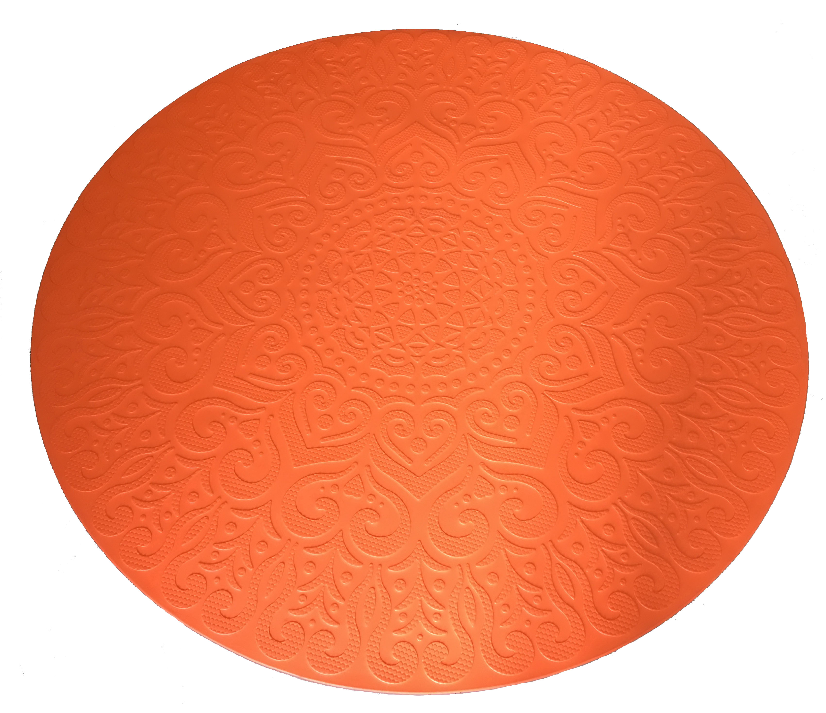 round exercise mat