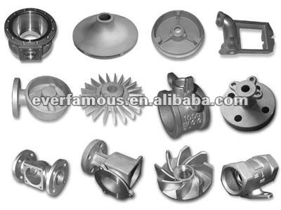 Investment castings, Loat wax casting parts, engine valves