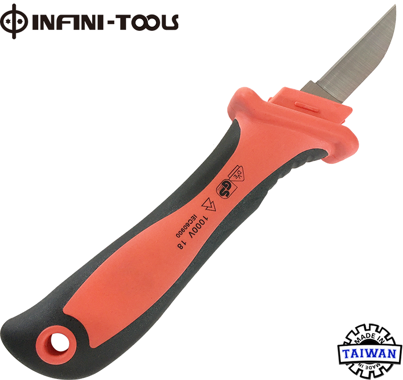 VDE 1000V Safety Cable Knife with Hook blade - VATA TOOL CO., LTD